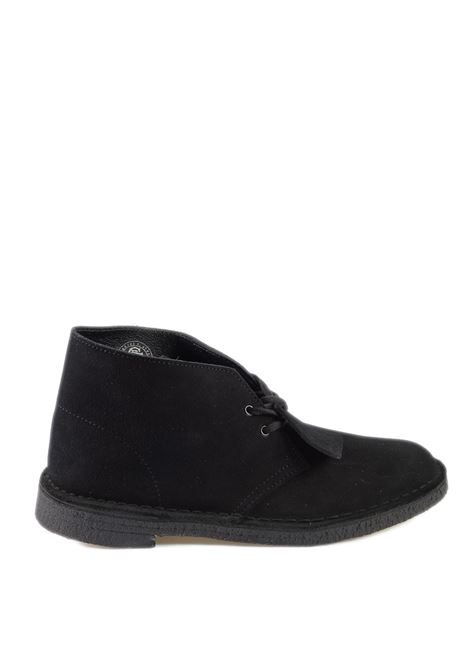 Black desert boot 221 CLARKS ORIGINAL | DESERTBOOT26155480-NERO